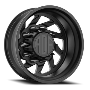 Adf Contractor Left Dually - Wheel 22x8.25 8x165.1 Satin Black -167mm - FREE T-SHIRT INCLUDED! | D203SB228220-167L