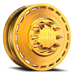 Adf Ltd Dually Wheel - 24x8.25 8x165.1 24K Gold 144mm - FREE T-SHIRT INCLUDED! | D204GD248221+144