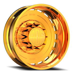 Adf Ltd Dually - Wheel 28x8.25 8x165.1 24K Gold -156mm - FREE T-SHIRT INCLUDED! - MINIMUM PURCHASE OF 4 WHEELS | D204GD288220-156