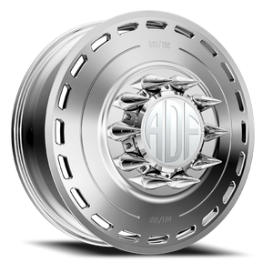 Adf Ltd Dually Wheel 20x8.25 8x170 Polished 144mm - FREE T-SHIRT INCLUDED! | D204PP208223+144