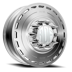 Adf Ltd Dually Wheel - 24x8.25 8x165.1 Polished 144mm - FREE T-SHIRT INCLUDED! | D204PP248221+144