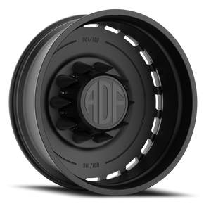 Adf Ltd Dually Wheel 26x8.25 10x225 Satin Black -156mm - FREE T-SHIRT INCLUDED! - MINIMUM PURCHASE OF 4 WHEELS | D204SB268227-156