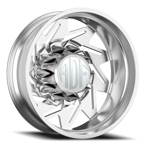 Adf Flex Left Dually - Wheel 20x8.25 8x165.1 Brushed -167mm - FREE T-SHIRT INCLUDED! | D205BR208220-167L