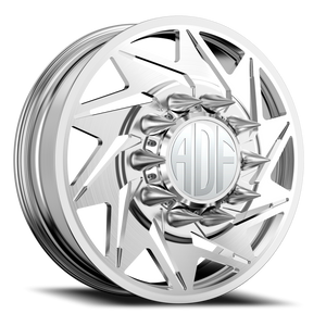 Adf Flex Right Dually Wheel 24x8.25 8x200 Brushed 144mm - FREE T-SHIRT INCLUDED! | D205BR248225+144R