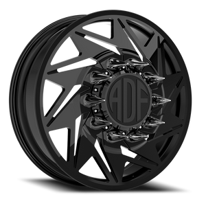 Adf Flex Left Dually Wheel 26x8.25 8x165.1 Gloss Black 132mm. - FREE T-SHIRT INCLUDED! - MINIMUM PURCHASE OF 4 WHEELS | D205GB268221+132L