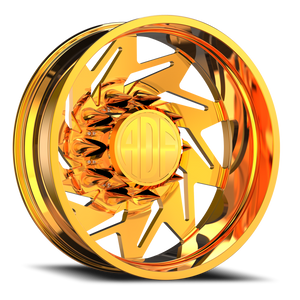 Adf Flex Right Dually Wheel 20x8.25 8x210 24K Gold -167mm - FREE T-SHIRT INCLUDED! | D205GD208226-167R