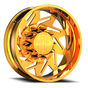 Adf Flex Right Dually Wheel 22x8.25 8x210 24K Gold -167mm - FREE T-SHIRT INCLUDED! | D205GD228226-167R