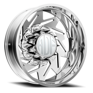 Adf Flex Right Dually Wheel 26x8.25 8x200 Polished -156mm - FREE T-SHIRT INCLUDED! - MINIMUM PURCHASE OF 4 WHEELS | D205PP268225-156R