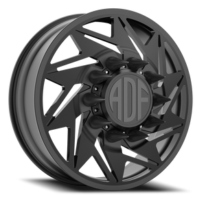 Adf - Flex Right Dually Wheel 22x8.25 8x165.1 Satin Black 144mm - FREE T-SHIRT INCLUDED! | D205SB228221+144R