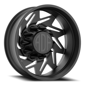 Adf - Flex Right Dually Wheel 24x8.25 8x165.1 Satin Black -167mm - FREE T-SHIRT INCLUDED! | D205SB248221-167R