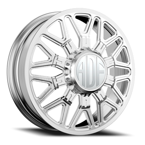 Adf Sportsman Dually Wheel 22x8.25 8x165.1 Brushed 144mm - FREE T-SHIRT INCLUDED! | D301BR228222+144