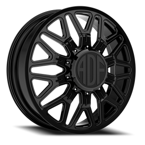 Adf Sportsman Dually Wheel 26x8.25 10x225 Gloss Black 132mm - FREE T-SHIRT INCLUDED! - MINIMUM PURCHASE OF 4 WHEELS | D301GB268227+132