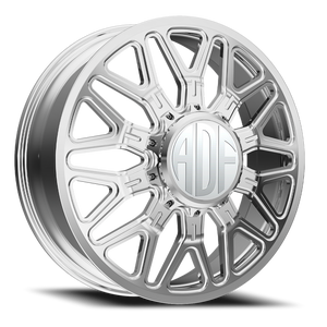 Adf Sportsman Dually Wheel 22x8.25 8x200 Polished 144mm - FREE T-SHIRT INCLUDED! | D301PP228225+144