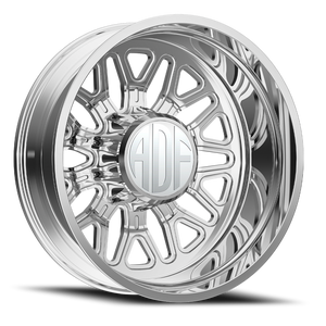 Adf Sportsman Dually Wheel - 26x8.25 8x165.1 Polished -156mm - FREE T-SHIRT INCLUDED! - MINIMUM PURCHASE OF 4 WHEELS | D301PP268221-156