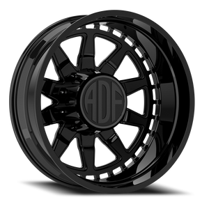 Adf Taladega Dually Wheel - 20x8.25 8x165.1 Gloss Black -167mm - FREE T-SHIRT INCLUDED! | D302GB208221-167