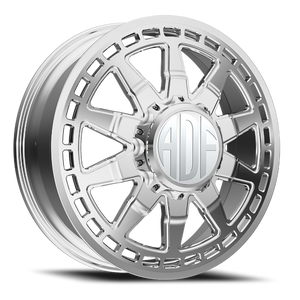 Adf Taladega Dually Wheel 20x8.25 8x165.1 Polished 144mm - FREE T-SHIRT INCLUDED! | D302PP208222+144