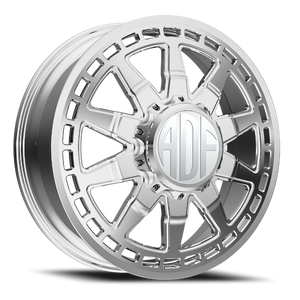 Adf Taladega Dually Wheel 24x8.25 8x170 Polished 144mm - FREE T-SHIRT INCLUDED! | D302PP248223+144