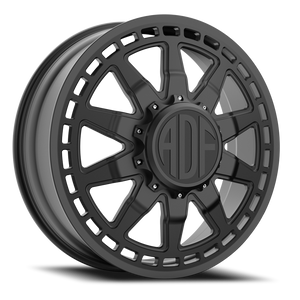 Adf Taladega Dually Wheel 26x8.25 10x225 Satin Black 132mm - FREE T-SHIRT INCLUDED! - MINIMUM PURCHASE OF 4 WHEELS | D302SB268227+132