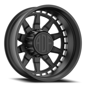 Adf Taladega Dually Wheel 28x8.25 8x170 Satin Black -156mm - FREE T-SHIRT INCLUDED! - MINIMUM PURCHASE OF 4 WHEELS | D302SB288223-156