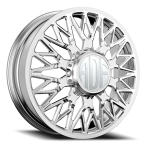 Adf Techno Mesh Dually Wheel 28x8.25 8x170 Brushed 132mm - FREE T-SHIRT INCLUDED! - MINIMUM PURCHASE OF 4 WHEELS | D303BR288223+132