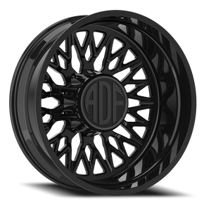 Adf Techno Mesh Dually Wheel 22x8.25 8x210 Gloss Black -167mm - FREE T-SHIRT INCLUDED! | D303GB228226-167