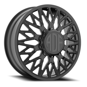 Adf Techno Mesh Dually Wheel - 20x8.25 8x165.1 Satin Black 144mm - FREE T-SHIRT INCLUDED! | D303SB208221+144
