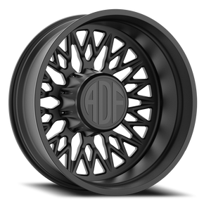 Adf Techno Mesh Dually Wheel 20x8.25 8x210 Satin Black -167mm - FREE T-SHIRT INCLUDED! | D303SB208226-167