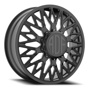Adf Techno Mesh Dually Wheel 22x8.25 8x170 Satin Black 144mm - FREE T-SHIRT INCLUDED! | D303SB228223+144