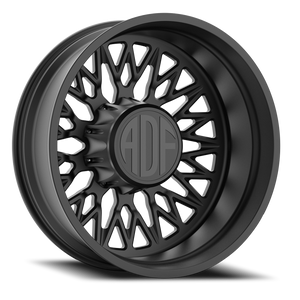 Adf Techno Mesh Dually Wheel 22x8.25 8x210 Satin Black -167mm - FREE T-SHIRT INCLUDED! | D303SB228226-167