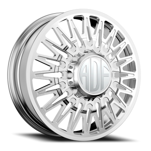 Adf Bobtail Dually Wheel 26x8.25 8x165.1 Brushed 132mm - FREE T-SHIRT INCLUDED! - MINIMUM PURCHASE OF 4 WHEELS | D304BR268222+132