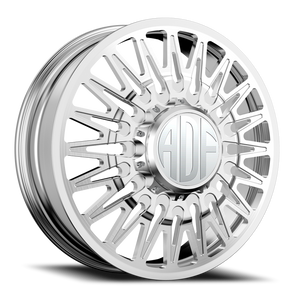 Adf Bobtail Dually Wheel 26x8.25 8x200 Brushed 132mm - FREE T-SHIRT INCLUDED! - MINIMUM PURCHASE OF 4 WHEELS | D304BR268225+132