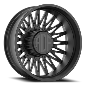 Adf Bobtail Dually Wheel 28x8.25 8x200 Satin Black -156mm - FREE T-SHIRT INCLUDED! - MINIMUM PURCHASE OF 4 WHEELS | D304SB288225-156