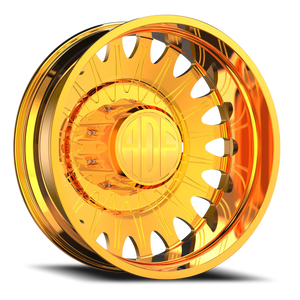 Adf Roulette Dually - Wheel 20x8.25 8x165.1 24K Gold -167mm - FREE T-SHIRT INCLUDED! | D305GD208220-167