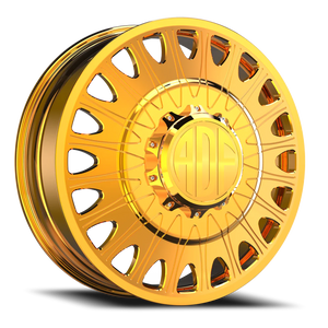 Adf Roulette Dually Wheel 22x8.25 8x210 24K Gold 144mm - FREE T-SHIRT INCLUDED! | D305GD228226+144
