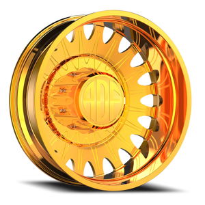 Adf Roulette Dually - Wheel 24x8.25 8x165.1 24K Gold -167mm - FREE T-SHIRT INCLUDED! | D305GD248220-167