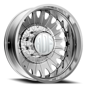 Adf Roulette Dually Wheel - 24x8.25 8x165.1 Polished -167mm - FREE T-SHIRT INCLUDED! | D305PP248221-167