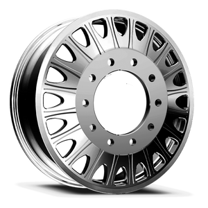 Adf Roulette Inner Dually Wheel 22x8.25 8x210 Raw 144mm - FREE T-SHIRT INCLUDED! | I305RW228226+144