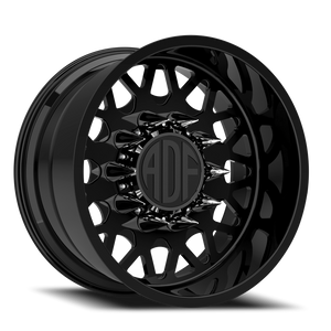 Adf Hot Shot Dually Wheel 22x12 8x200 Gloss Black -40mm - FREE T-SHIRT INCLUDED! | S202GB221225-40