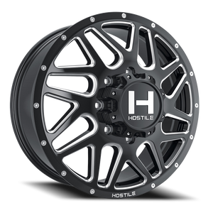 Hostile Sprocket Dually Wheel 20x8.25 8x165.1 Blade Cut 123mm | H401-20828165+123B