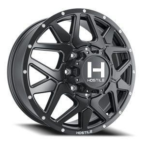 Hostile Diablo Dually Wheel 22x8.25 8x210 Asphalt 123mm | H402-22828210+123BB