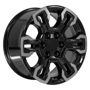 Oe Cv65 Wheels Rims 20x9 6x139.7 Black Machined 26mm | CV65-20090-6550-26MB12
