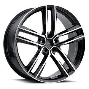 Vision Clutch 475V Wheel 19x8.5 5x108 Gloss Black Machined Face 42mm | 475V9831GBMF42