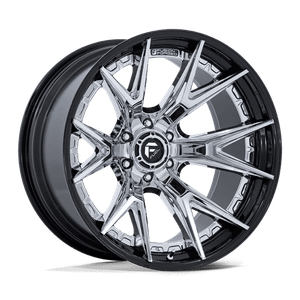 Fuel Fc402 Catalyst Wheels Rims 22x10 8x170 Chrome With Gloss Black Lip -18mm | FC402PB22108718N