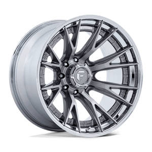 Fuel Fc402 Catalyst Wheels Rims 22x12 8x170 Platinum With Chrome Lip -44mm | FC402AP22128744N
