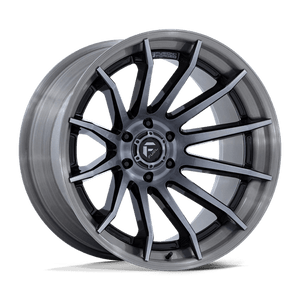 Fuel Fc403 Burn Wheels Rims 20x9 5x127 Gloss Black With Brushed Gray Tint Face & Lip 1mm | FC403BT20905001