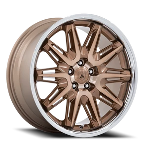 Asanti Abl47 Imperator Wheel 20x10.5 5x112 Bronze Machined w/ Bronze Tint & Ss Lip 38mm - FREE T-SHIRT INCLUDED! | AB047ZS20055738