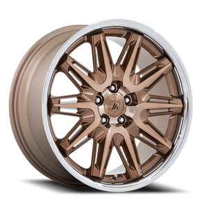 Asanti Abl47 Imperator Wheel 20x10.5 5x114.3 Bronze Machined w/ Bronze Tint & Ss Lip 40mm - FREE T-SHIRT INCLUDED! | AB047ZS20051240