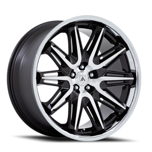 Asanti Abl47 Imperator Wheel 22x10.5 5x120 Gloss Black Machined With Ss Lip 38mm - FREE T-SHIRT INCLUDED! | AB047BS22054938