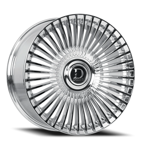 Dolce Luxury Trento Wheel 24x10 6x135 & 6x139.7 Chrome 35mm - FREE T-SHIRT INCLUDED! | TRENTO-241036C