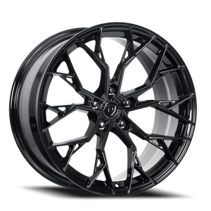 DOORBUSTER PRICING! - Dolce Performance Aria Wheel 19x8.5 5x120 Gloss Black 28mm - FREE T-SHIRT INCLUDED! | ARIA-98545GB